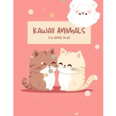 Abbildung von Kawaii Animals Coloring Book