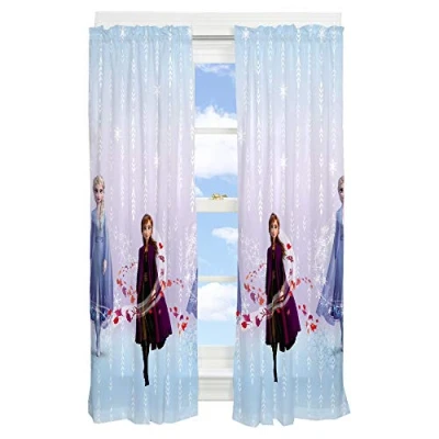 Abbildung von Franco Vorhang Set für Kinderzimmer, 208,3 x 160 cm, Disney Frozen 2