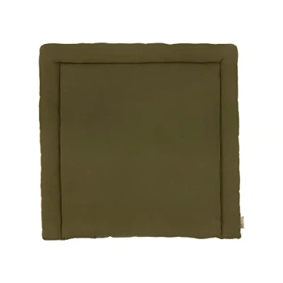 Abbildung von KraftKids Wickelauflage in Doppelkrepp Grün Herbstgrün, Wickelunterlage 60x70 cm (BxT), Wickelkissen