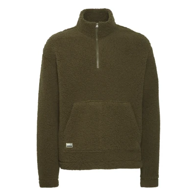 Abbildung von 11 Project Prdenes Zipper Troyer Fleecepullover, Herren, Größe: Large, Ivy green