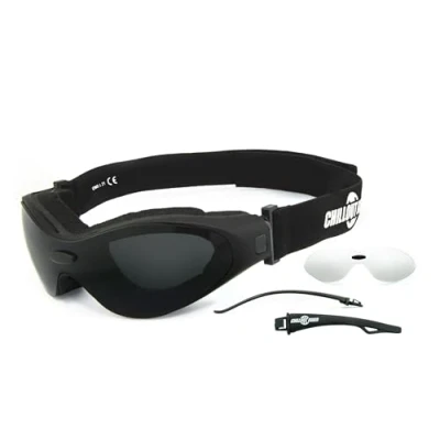 Abbildung von Sportbrille CR009 a smoke &amp; klar viele Extras beschlagfrei