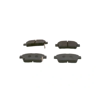 Abbildung von BOSCH 0 986 424 803 Bremsbelagsatz Low Metallic mit akustischer Verschleißwarnung Anti Quietsch Blech TOYOTA: Celica VII Coupe, Corolla Verso
