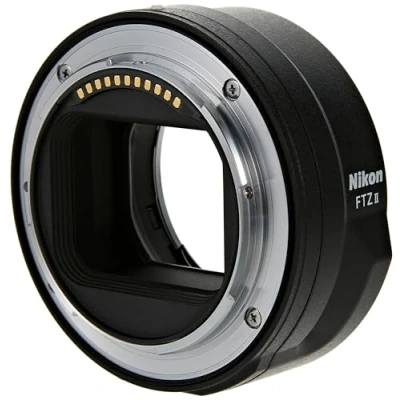 Abbildung von Nikon FTZ II Objektivadapter für Kameras der Z Serie, Verwendung von DSLR Objektiven mit spiegellosen Kameras, USA Modell