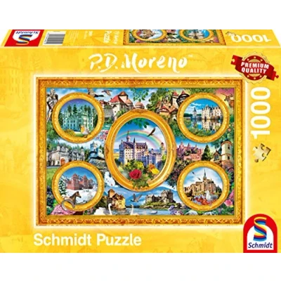 Abbildung von Schmidt Spiele Puzzle Schlösser, 1000 Puzzleteile