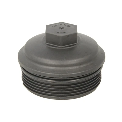 Abbildung von FEBI BILSTEIN 39699 Deckel, Ölfiltergehäuse mit Dichtring VOLKSWAGEN: GOLF 5 Schrägheck, Passat B6 Variant, 6, AUDI: A3 TT Coupe