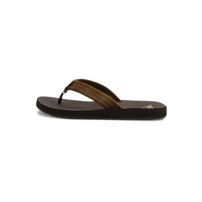 Abbildung von Quiksilver Carver CORE Zehentrenner brown, Herren, Größe: 39, Brown Veloursleder
