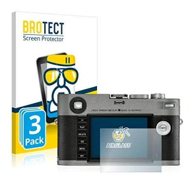 Abbildung von BROTECT Schutzglas für Leica M E Typ 240 2019 (3 Stück) Schutzfolie Panzer Folie Glas [Extrem Kratzfest 9H, Anti Fingerprint, Ultra Transparent]