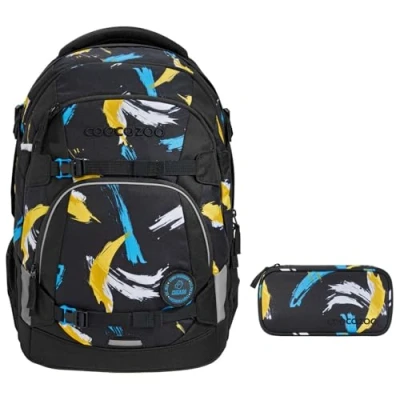 Abbildung von coocazoo MATE Schulrucksack Set 2tlg inkl. Schlamperbox (Crazy Artnight)