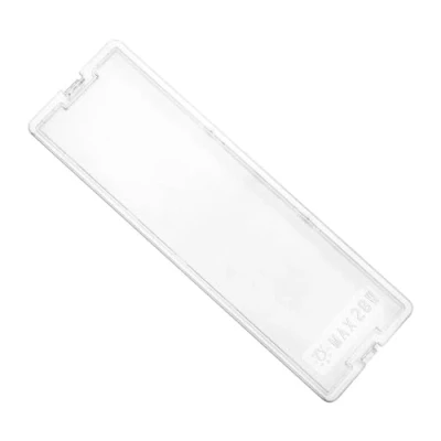 Abbildung von Anakel Home Ersatz Lichtdiffusor für Dunstabzugshaube KE0001537, kompatibel mit Fagor Edesa und Aspes I Dunstabzugshauben Deflektor 15,5 x 5 cm