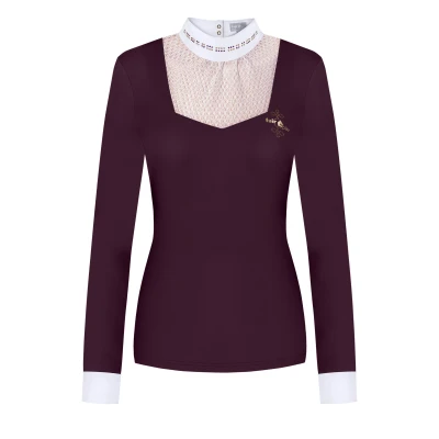 Abbildung von Fair Play Turniershirt Lara Lange Ärmel Royal Berry