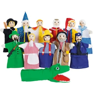 Abbildung von Handpuppen Set 2