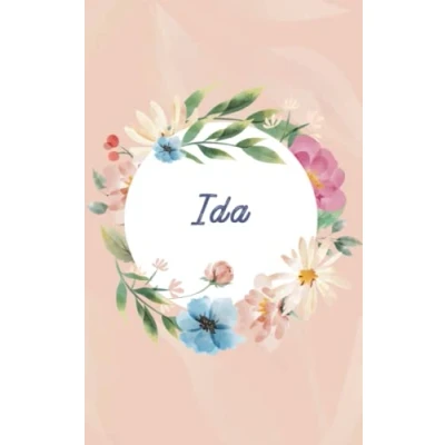 Abbildung von Ida Personalisiertes Notizbuch A5 Notizheft mit Namen: 120 Seiten, liniert, Tagebuch, Bullet Journal