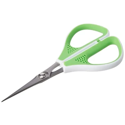 Abbildung von WEDO 975411 Silhouettenschere Comfortline 11, 4 cm, Spezialschliff rostfreier Edelstahl, Softgriff, apfelgrün/weiß