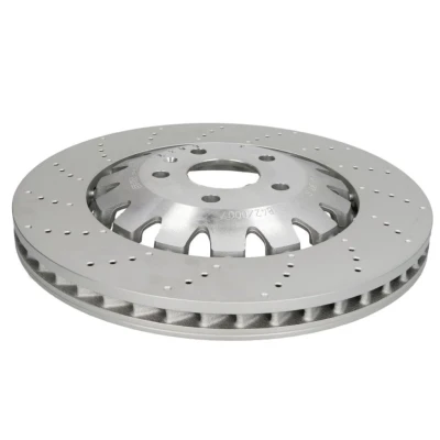 Abbildung von SHW Performance AFX41521 Bremsscheibe Vorderachse 370 32 innenbelüftet, Verbundbremsscheibe, gelocht/genoppt beschichtet hochgekohlt SEAT: Ateca