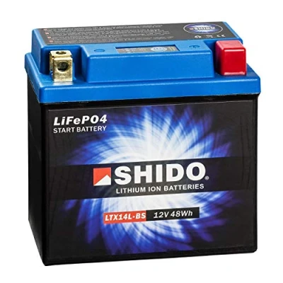 Abbildung von SHIDO LTX14L BS LION S Batterie Lithium, Ion Blau (Preis inkl. EUR 7,50 Pfand)
