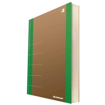 Abbildung von DONAU LIFE 1370001FSC 06 Notizbuch/ Notizblock kariert mit Organiser 80 Seiten, Softcover, GrünFür Büro, Schule und Zuhause als Tagebuch, Bullet Journal, Schreibheft Stilvolles design die FSC®