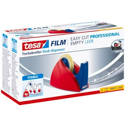 Abbildung von tesa Easy Cut® Tischabroller rot/blau