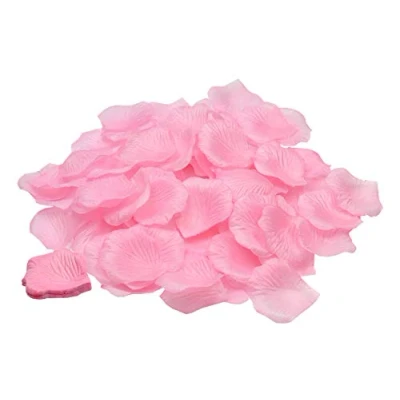 Abbildung von Creativery 100 Stück Rosenblüten (rosa 148) // Rosenblätter Blütenblätter Streudeko Blüten Blätter Tischdecko Hochzeit Party