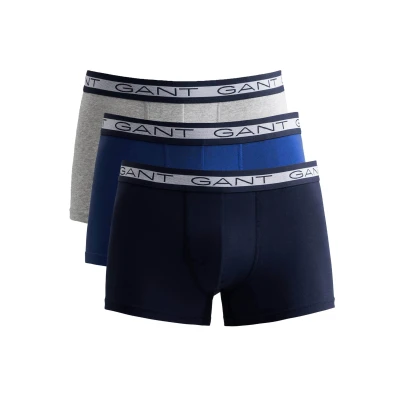 Abbildung von GANT Basic Trunk 3 PACK Panties, Herren, Größe: Large, Light grey melange
