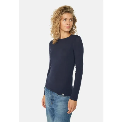 Abbildung von Danish Endurance Langarmshirt, Damen, Größe: XL, Dark navy