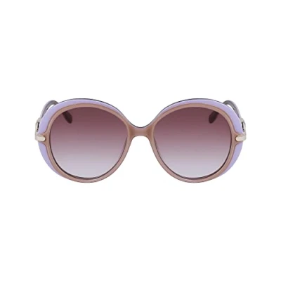Abbildung von KARL Lagerfeld Sonnenbrille, Damen, Größe: One Size, Beige lilac