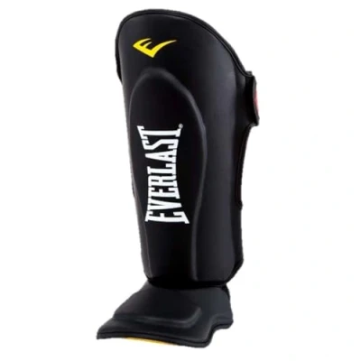 Abbildung von Everlast Unisex Erwachsene Sport Boxen Schienbeinschutz Elite Muay Thai Shinguard, Schwarz, M