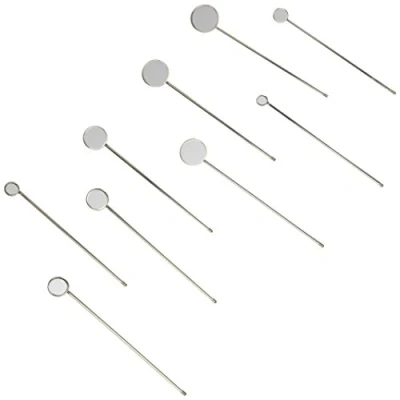 Abbildung von Gima Kehlkopfspiegelset, 9 teiliges Kit, Größe von 000 bis 6, Durchmesser 10 mm 26 mm, Medizinprodukt der Klasse I.