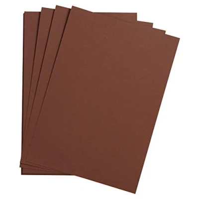 Abbildung von Clairefontaine 90785C Packung mit 25 Bogen Zeichenpapier Etival Color, DIN A3, 29,7 x 42cm, 160g, 1 Pack Weinrot