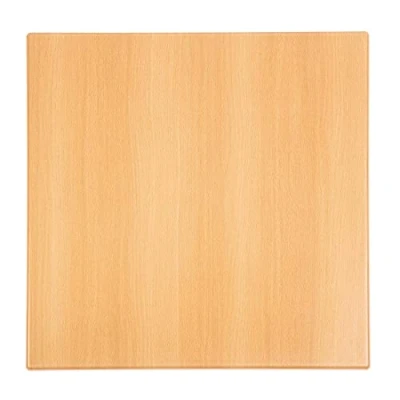 Abbildung von Bolero GG634 Quadratische Tischplatte aus Buchenholz, 600 mm, für Restaurants, Catering, Hotel, Bar