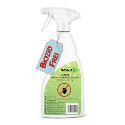 Abbildung von INSIGO Stinkwanzen Spray 500ml Sprühflasche Wanzenmittel mit mechanischer Wirkung auf Effektive Abwehr für Wanzen im Haus &amp; Garten Sofortwirkung