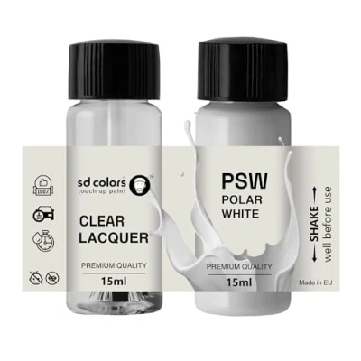 Abbildung von SD COLORS Neue lackstift POLARWEISS PSW Reparatur KRATZEN 15 ml (Farbe)