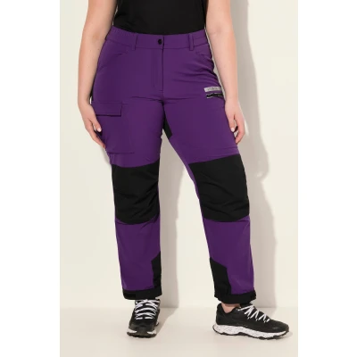 Abbildung von Ulla Popken Hyprar Multifunctional Durable Inset Outdoorhose, Damen, Größe: 44, Dark plum