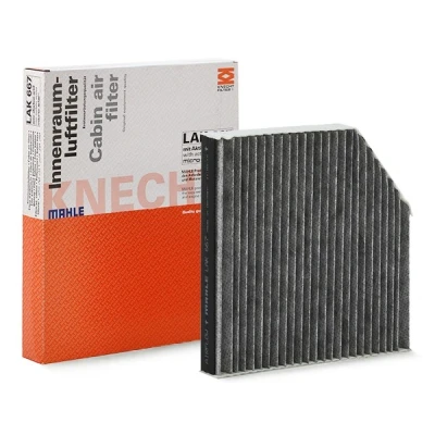 Abbildung von MAHLE ORIGINAL LAK 667 Innenraumfilter Aktivkohlefilter 252,5, 253,0 256 35,0 AUDI: A7 Sportback, A6 C7 Avant, A8 D4, VOLKSWAGEN: GOLF 3 Variant