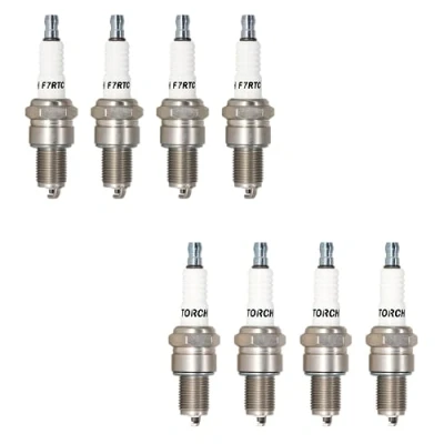 Abbildung von TORCH 8pcs F7RTC Zündkerze Ersetzen für N GK 5534/BPR7ES V line 19,für 7992/WR5DC 4038/WR5DP, 332/RN7YC 415/RN9YC 818/RN2C, W22EPR U/3088, R41CXLS, OEM