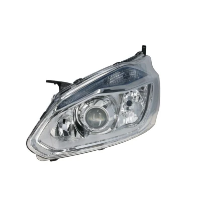 Abbildung von TYC 20 15316 05 2 Scheinwerfer links H7/H1, H15 chrom mit Tagfahrlicht, Kurvenlicht für Rechtsverkehr Elektromotor
