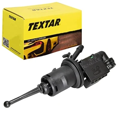 Abbildung von TEXTAR 50037500 Kupplungsgeberzylinder mit Sensor VOLKSWAGEN: Touran I, Golf Plus / Crossgolf, Caddy 3 Kombi, SKODA: Octavia 2 Combi, Superb II Kombi