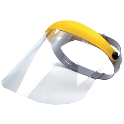 Abbildung von Bollé Safety RELRSI, Gesichtsvisier Hochklappbarer Schutzschild, gelb/grau, Einheitsgröße Serie FLIP UP FACE SHIELD