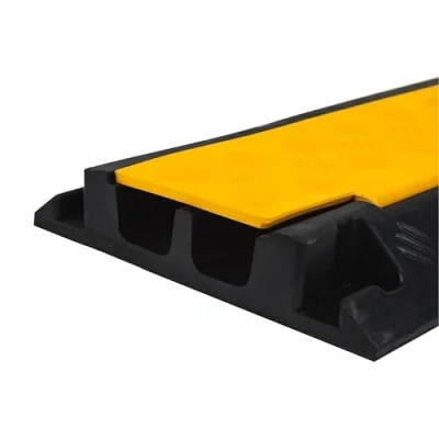 Abbildung von Kabelbrücke 2 Kanal Überfahrschutz Kabelkanal Brücke Rampe Protector Pkw&amp;LKW