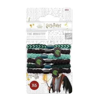 Abbildung von Harry Potter Haargummis in Schlangenfarben, 4 Stück, offizielles Produkt