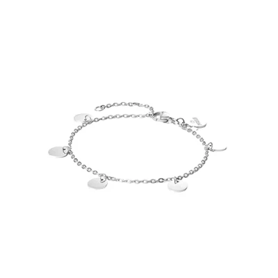 Abbildung von Purelei Fußkette mit Anhänger Schmuck Geschenk Kalea, Plättchen, Kreis, rund, bracelet anklet kalea