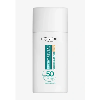 Abbildung von L&#039;Oréal Paris Bright Reveal Tägliches Glow Fluid Getönt Mittel mit LSF 50, Niacinamid + Pigmente, 50 ml