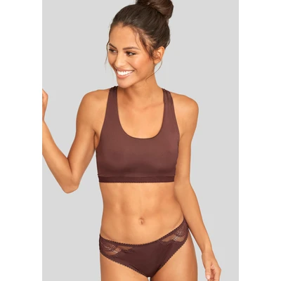 Abbildung von LASCANA Bustier, mit Racerback und zarter Spitze