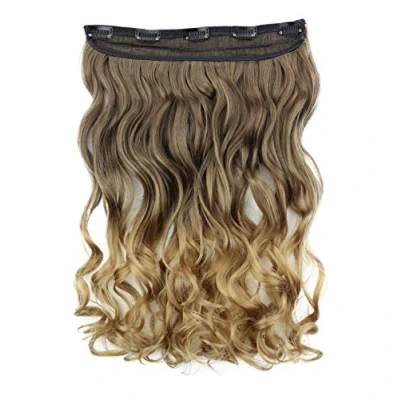 Abbildung von CAISHA 40cm 1 Teilig CLIP IN EXTENSIONS Sophia Haarteil Gewellt Ombré Braun Blond C75