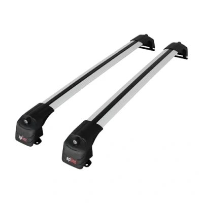 Abbildung von apline Kompatibel mit Honda CR V 2 2002 2006 ACE Relingträger Dachträger Auto Gepäckträger Grau Aluminium Stangen