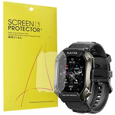 Abbildung von Onetuo Schutzfolie Kompatibel für XINGHESF Smartwatch C20, HD klar Flexible TPU Displayschutzfolie C20 (6 Pack)