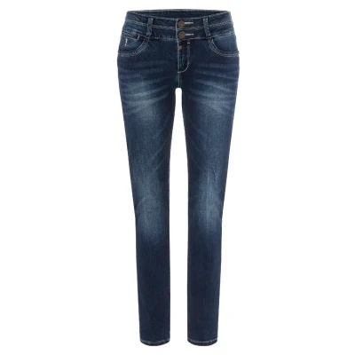 Abbildung von Timezone ENYA Jeans Skinny Fit, Damen, Größe: 30x34, Blue royal wash