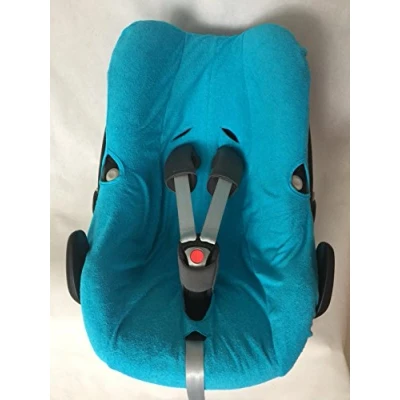 Abbildung von Sommerbezug Schonbezug Frottee von EKO passend für Maxi cosi Rock, Pebble, Pebble Pro und plus 100% Baumwolle türkis
