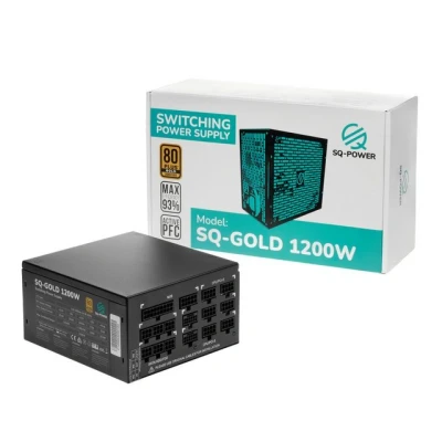 Abbildung von SQ POWER GmbH GOLD 1200 Watt PC Netzteil (80+ Gold)