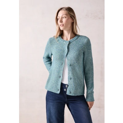 Abbildung von Cecil Grobstrick Strickjacke, Damen, Größe: XL, Blau