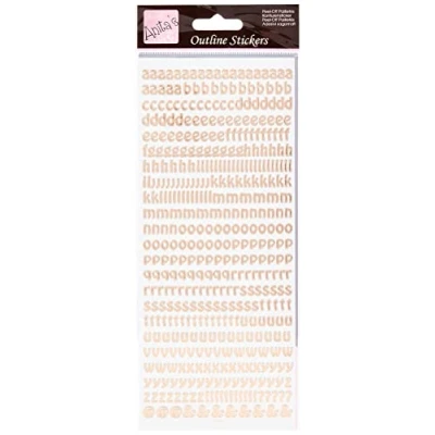 Abbildung von Anita&#039;s Konturensticker, Klebefolie, rose gold, 29.22 x 10.55 0.070000000000000007 cm
